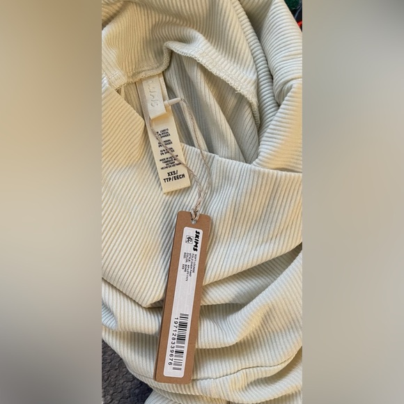 SKIMS Cream soft lounge Ribbed Pants - Picture 4 of 4